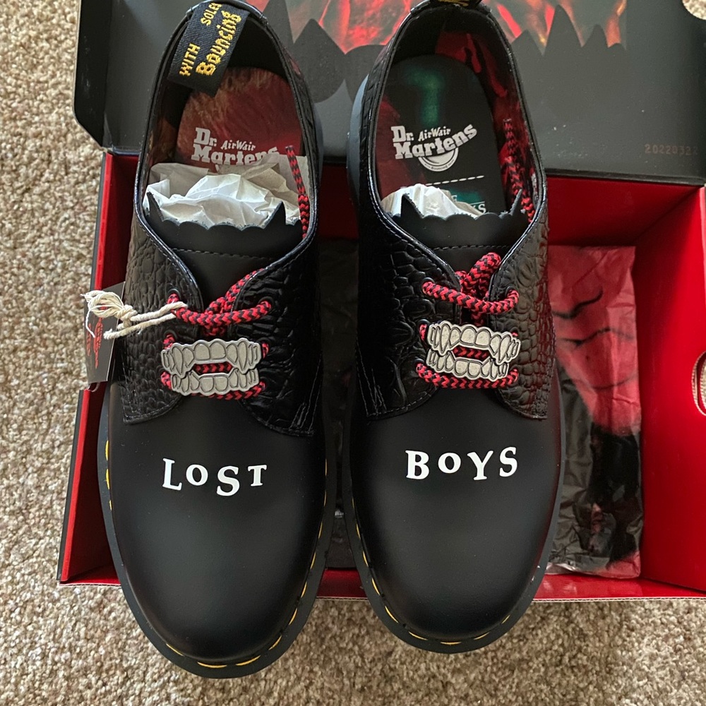 Lost Boys Dr Martens 1461 boot. Brand new woman’s size 10 mens size 9